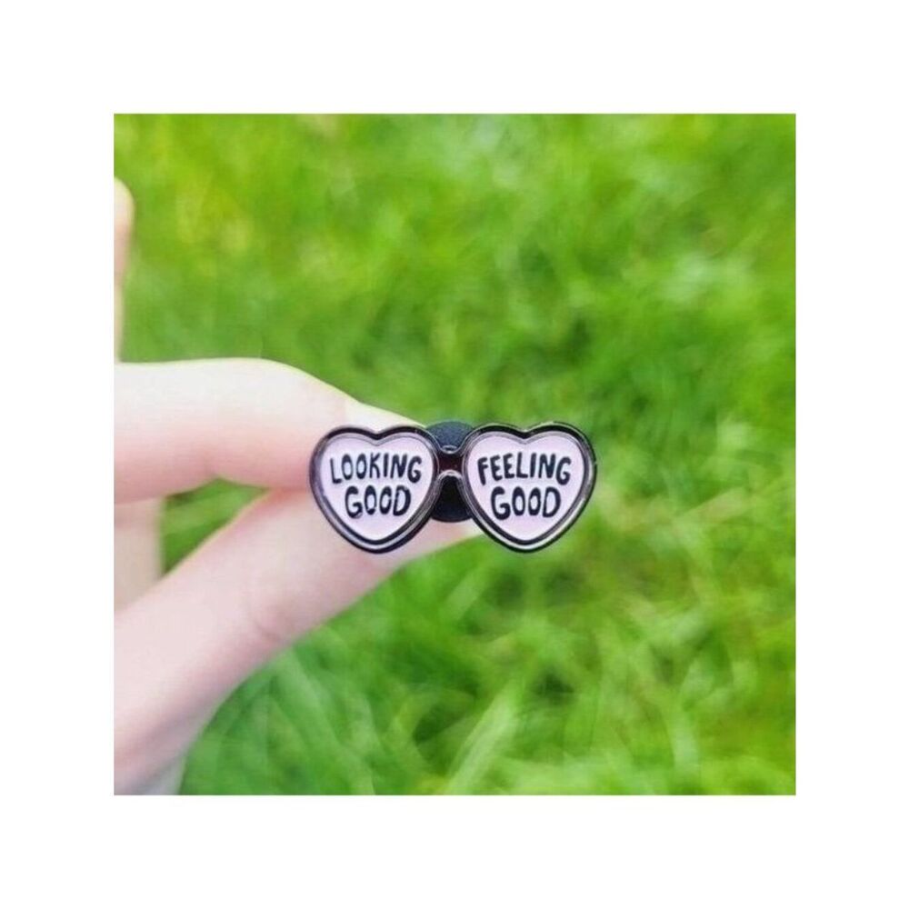 3/20 Looking Good Feeling Good Enamel Pin